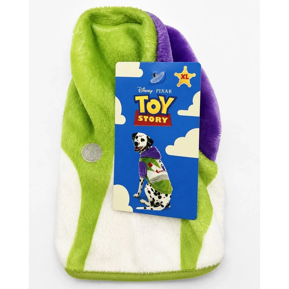 Disney Pixar Toy Story Buzz Lightyear Dog Hoodie Costume XL NWT
